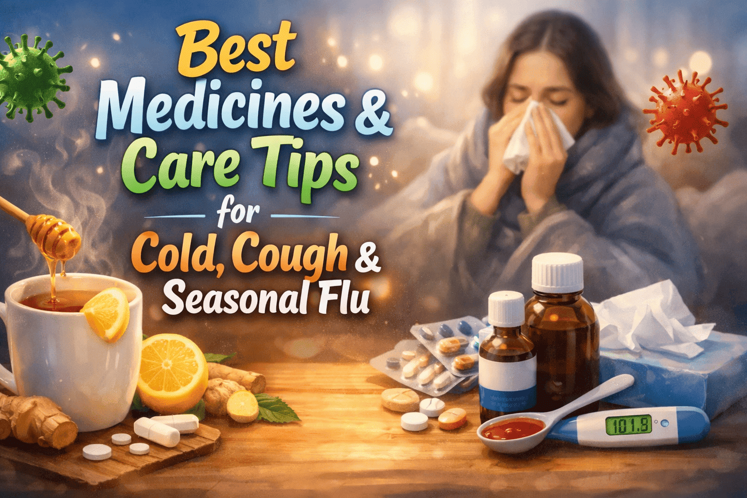 Best Medicines and Care Tips for Cold, Cough, and Seasonal Flu