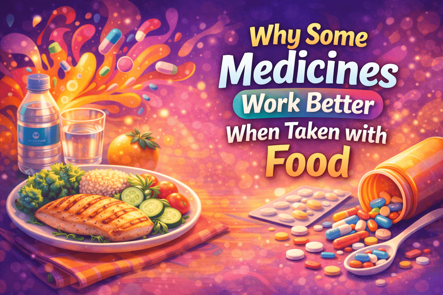 Why Some Medicines Work Better When Taken with Food